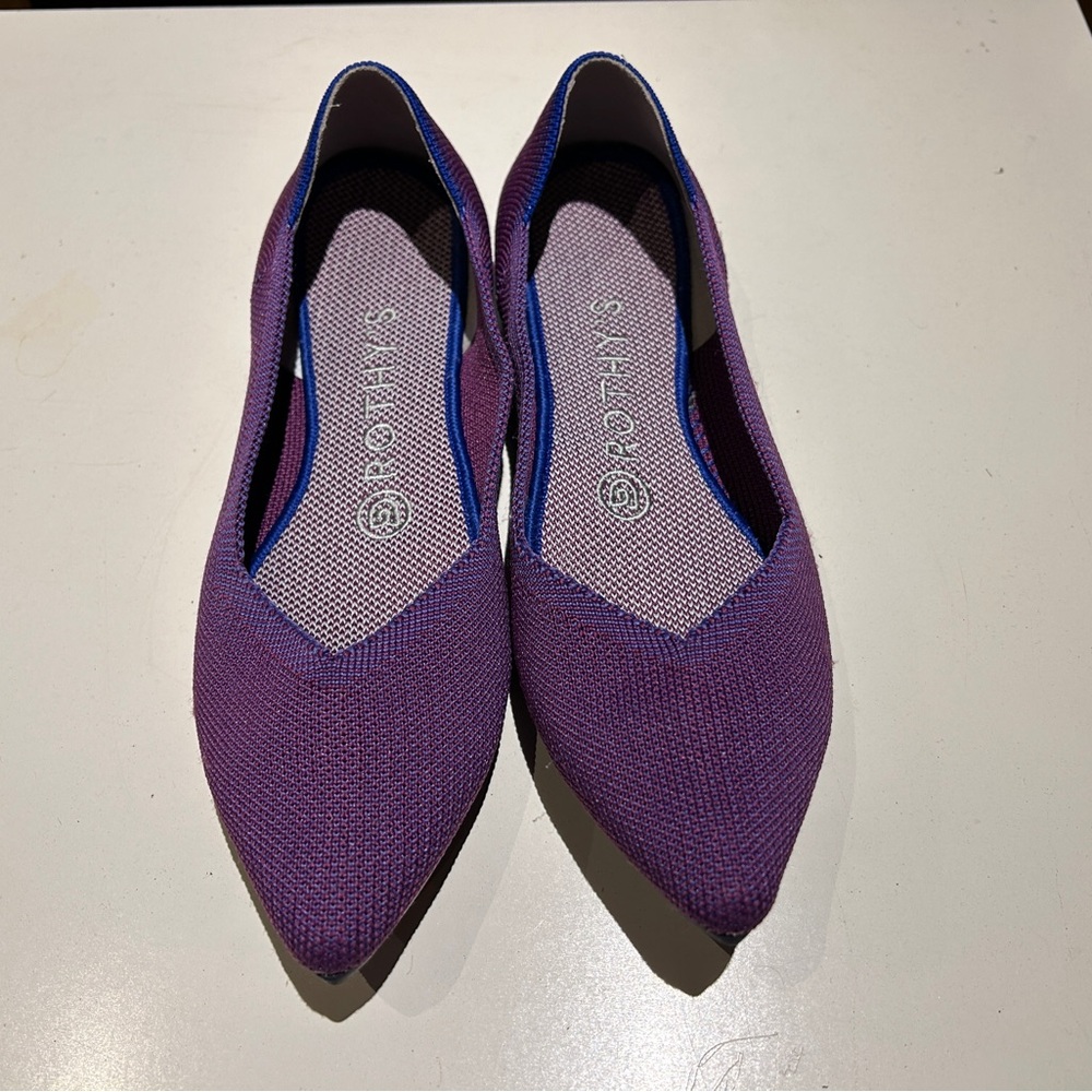 Rothy's Purple Women's Flats (Size 6.5)